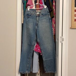 ASOS Rigid Straight Cropped Jeans